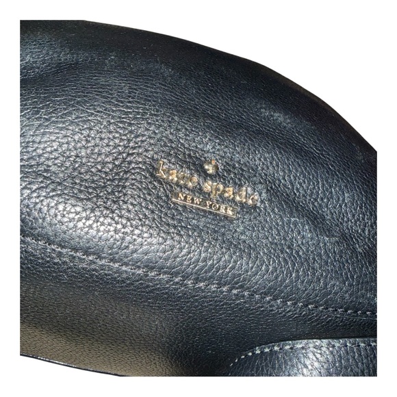 Kate Spade Black Leather Crossbody Bag - Picture 2 of 9
